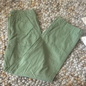 J. Crew Women's Olive Straight Leg Pants